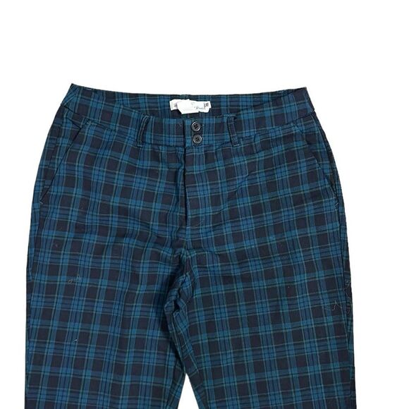 H&M Green & Black  Ankle Length  Plaid Dress Pants(Size 6) - Picture 5 of 7